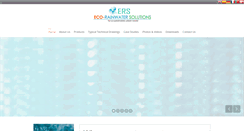 Desktop Screenshot of eco-rainwatersolutions.com